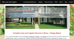 Desktop Screenshot of cclawnservice.com